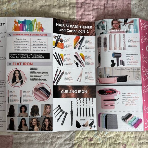 ANGENIL Pro Mini Titanium Ceramic Flat Iron for Short Hair - Picture 7 of 7